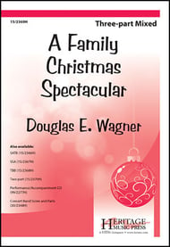 A Family Christmas Spectacular Three-Part Mixed choral sheet music cover Thumbnail